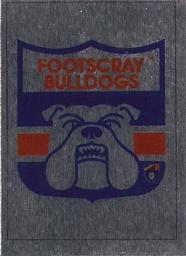 1990 Select AFL Stickers #91 Footscray Bulldogs Front